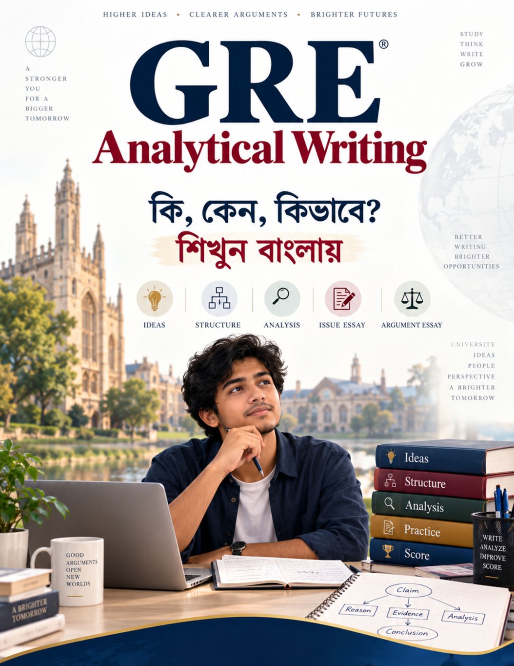 GRE Analytical Writing — কি, কেন, কিভাবে? cover