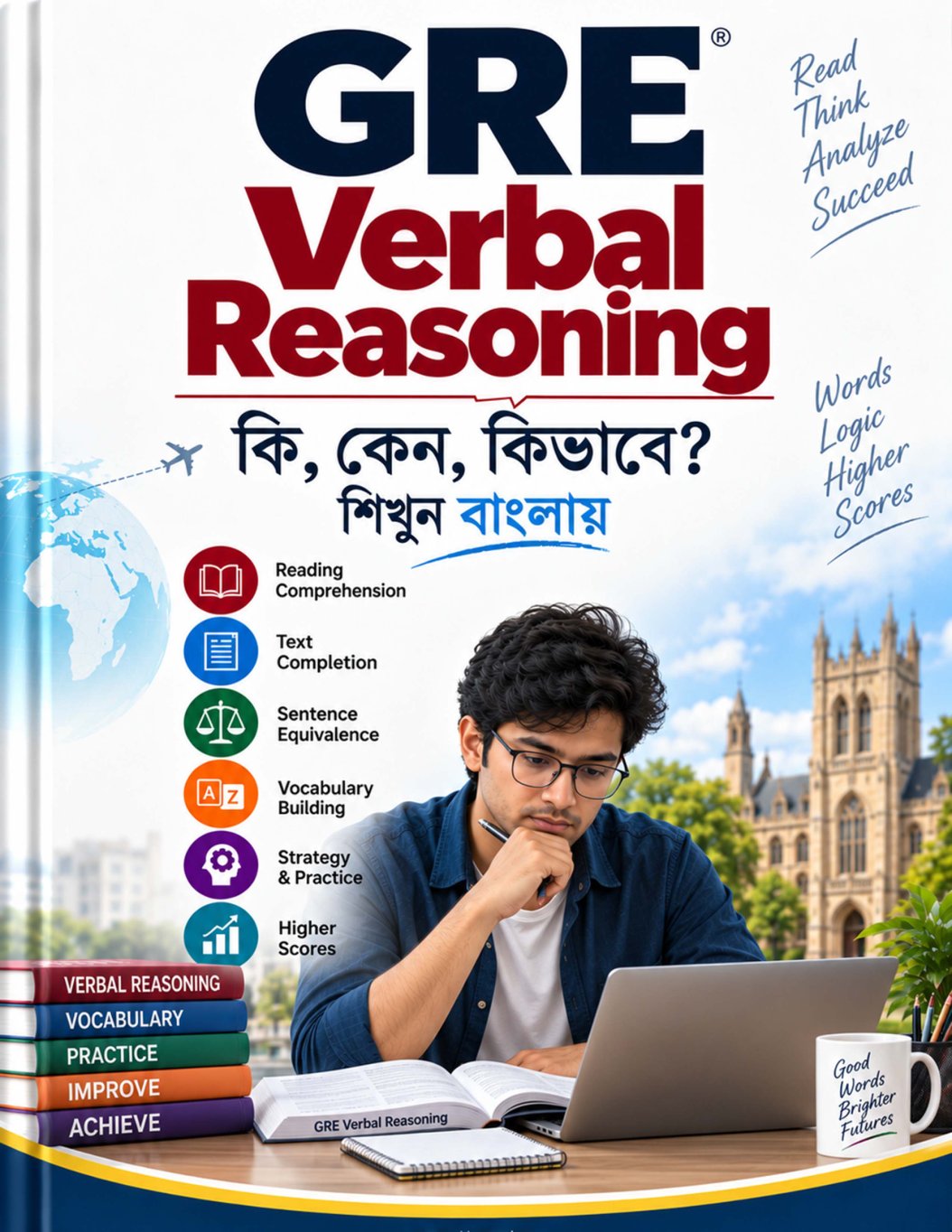 GRE Verbal Reasoning — কি, কেন, কিভাবে? cover